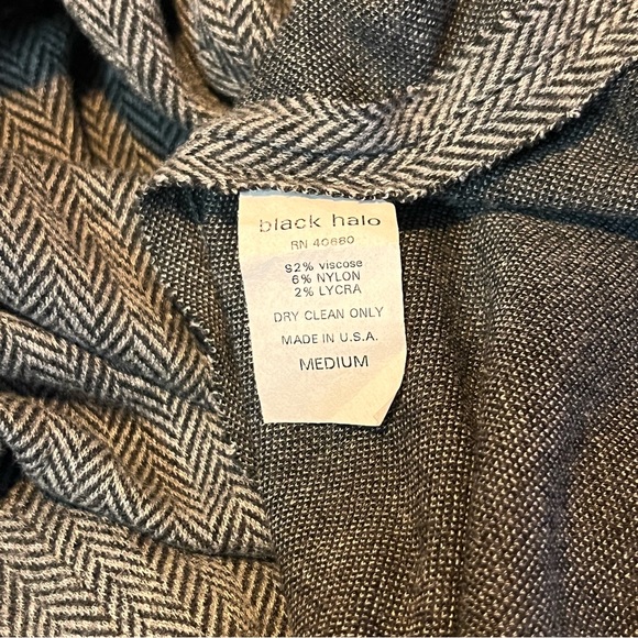 Black Halo | Herringbone Dress - Picture 4 of 4